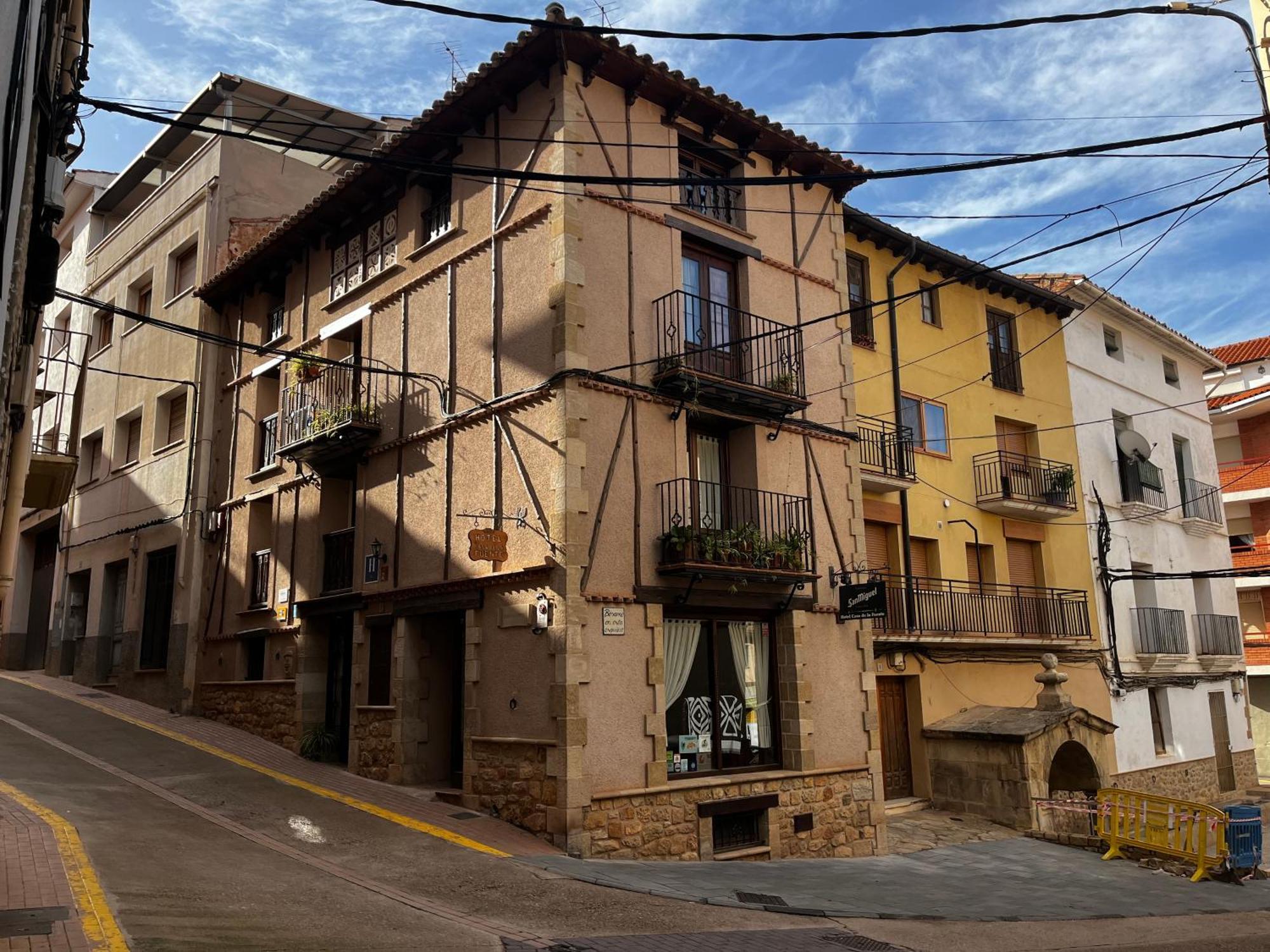 Hotel Casa De La Fuente Alcorisa Eksteriør billede