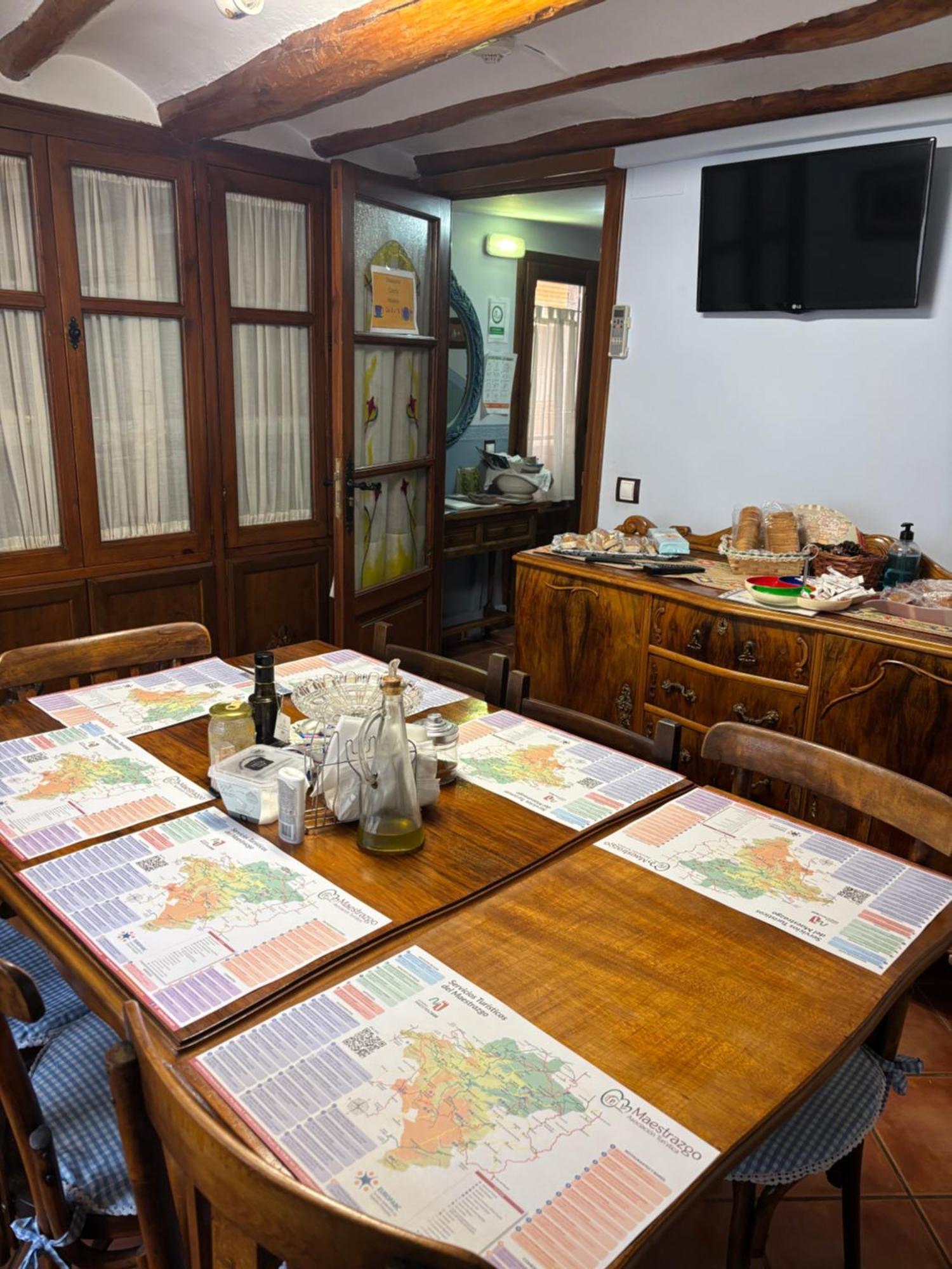 Hotel Casa De La Fuente Alcorisa Eksteriør billede